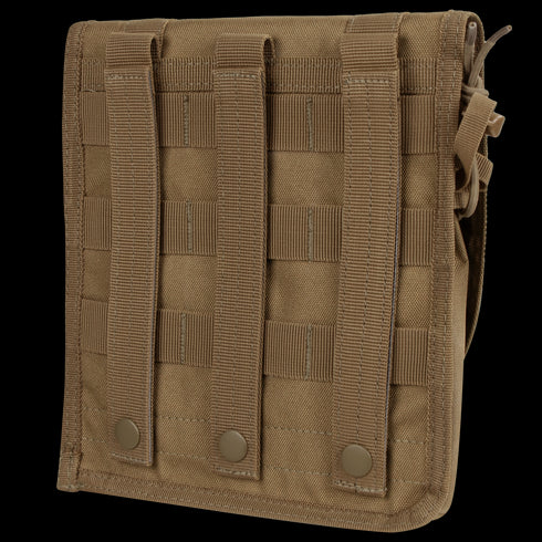 The Condor 42 Double Rifle Case features MOLLE webbing and snap-button straps for secure attachment, making it ideal for law enforcement or transporting essential EDC gear and accessories.